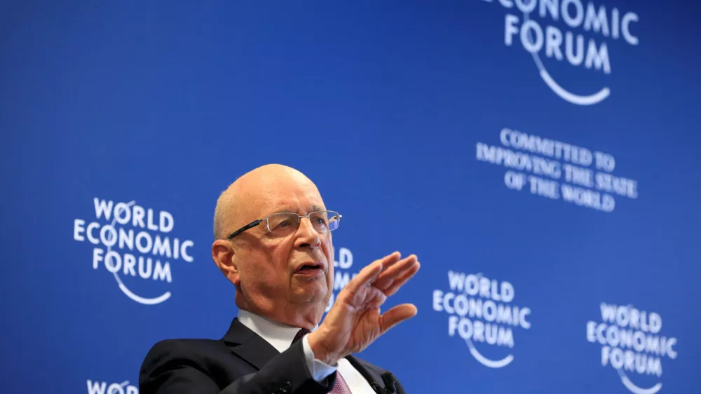 World Economic Forum (WEF) Executive Chairman and founder Klaus Schwab attends a news conference in Cologny, near Geneva, Switzerland January 10, 2017. REUTERS/Pierre Albouy