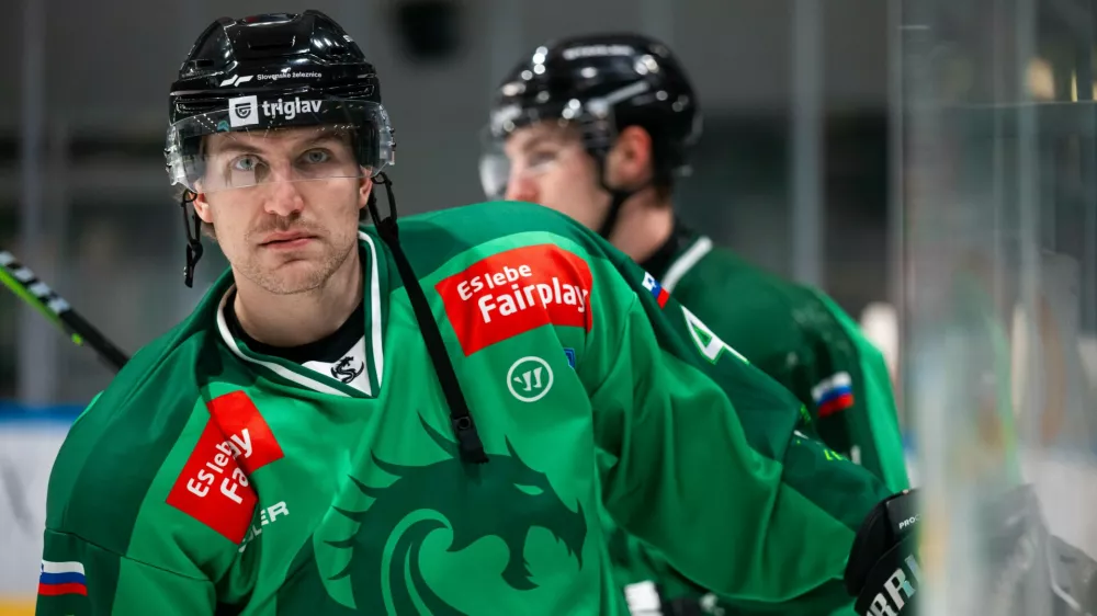 Ice Hockey, Ljubljana, HKO vs PUS 23-Feb-2025,, (Photo by: Domen Jancic)Shawn Lalonde 