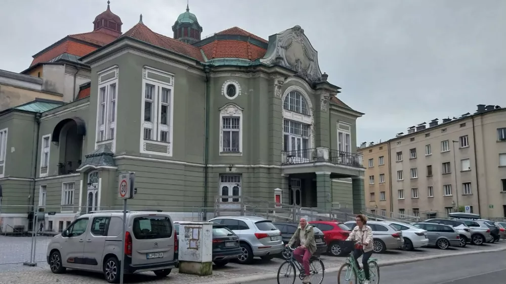 Avtomobili pe&scaron;cem onemogočijo normalni prehod. Foto:&nbsp;Vanja Brkić