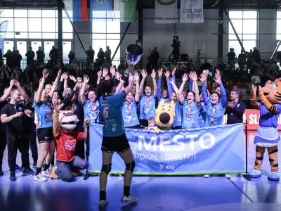 - 06.04.2025 - rokomet - finale ženskega pokala v rokometu - Krim: Mlinotest//FOTO: Jaka Gasar