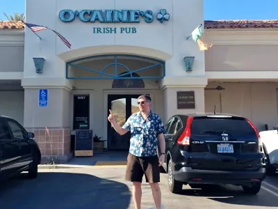 Irec Colm Dalton, ki živi v Londonu, ima cilj obiskati vse irske pube na svetu, tudi v Sloveniji. Foto: osebni arhiv