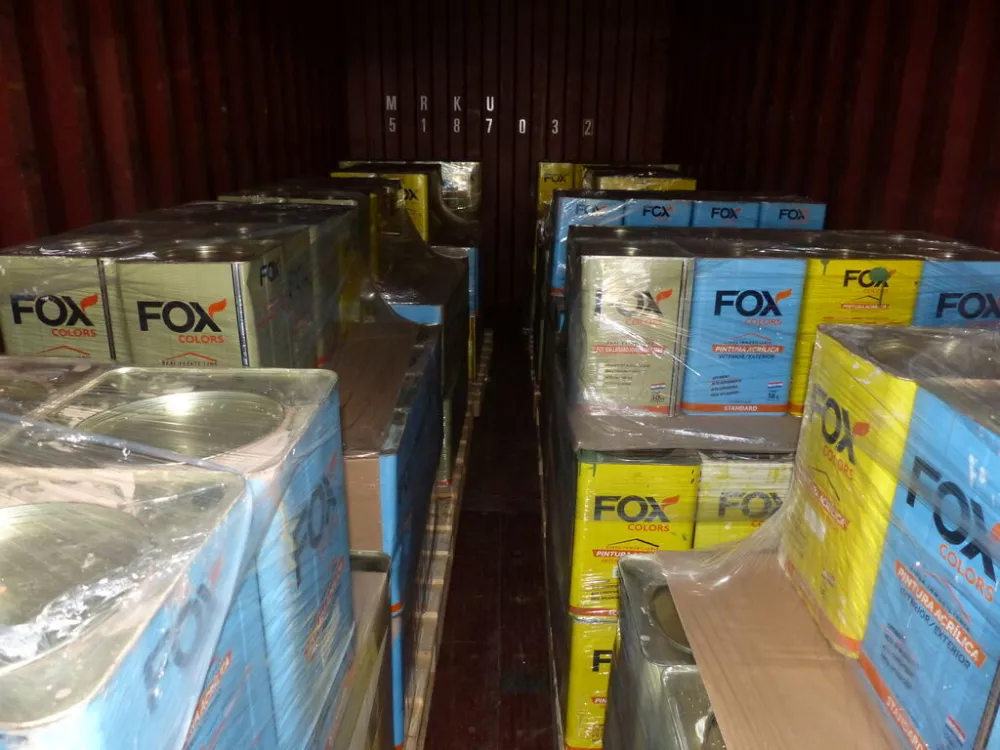 An undated handout photo from Zollfahndungsamt Hamburg, made available on February 24, 2021, shows cocaine found in over 1,700 tins of wall filler after German authorities seized more than 16 tonnes of cocaine in the northern port city of Hamburg, in Europe's largest cocaine haul to date. The Hamburg customs office said they had examined five suspicious shipping containers two weeks ago that came from Paraguay.    Zollfahndungsamt Hamburg/Handout via Reuters THIS IMAGE HAS BEEN SUPPLIED BY A THIRD PARTY. MANDATORY CREDIT