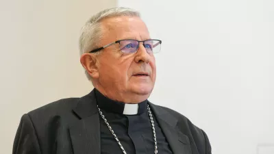 11.04.2024., Zagreb - Konferencija za novinare o 68. redovitom plenarnom zasjedanju Sabora Hrvatske biskupske konferencije. Mijo Gorski. Photo: Luka Stanzl/PIXSELL