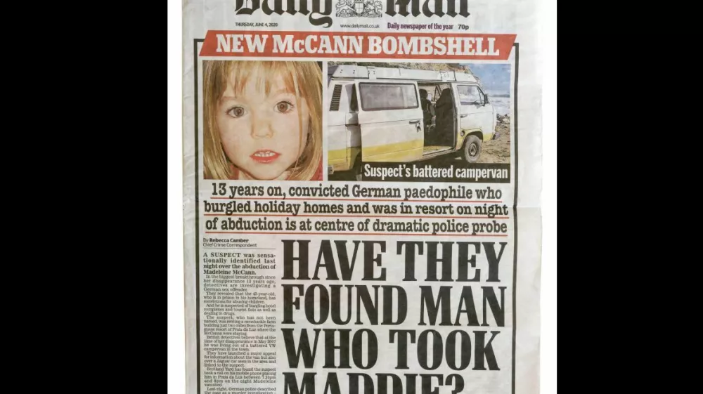 madeleine mccann je leta 2007 izginila z letovi&scaron;ča na portugalskem