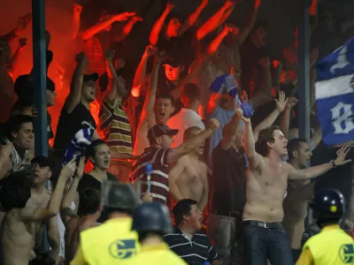 Navijači zagreb&scaron;kega Dinama, Bad Blue Boys, že od nekdaj sodijo med bolj problematične. Slika je arhivska.&nbsp;/Foto: Jaka Adamič/dokumentacija