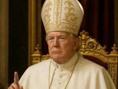 Donald Trump kot papež, umetna inteligenca