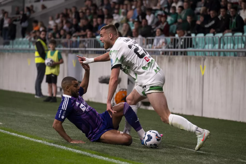 Hillal SoudaniAlex Tamm03.05.2025 - NK Olimpija: NK Maribor Prvaliga TelemachFoto: Nik Erik Neubauer