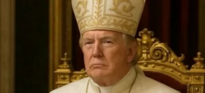 Donald Trump kot papež, umetna inteligenca