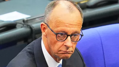 06 May 2025, Berlin: Chancellor-designate Friedrich Merz reacts in the Bundestag during the election of the Chancellor. The election and swearing-in of the German Chancellor and the new German Government takes place in the Bundestag. Photo: Michael Kappeler/dpa
