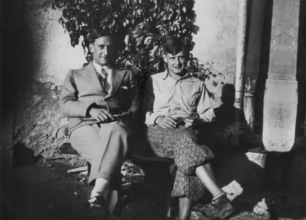 Na fotografiji sta Line in Franci Žagar. Njuna zgodba je navdihnila dokumentarni film. Foto: arhiv družine Žagar