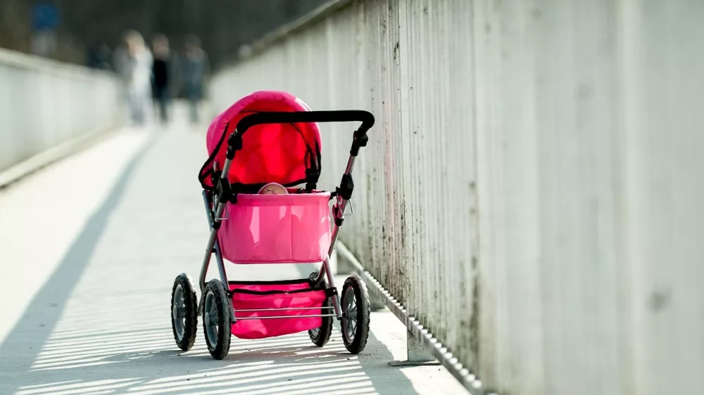 Otro&scaron;ki voziček. Simbolična.