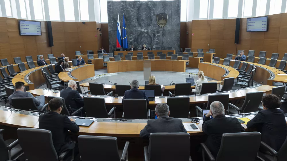 Ljubljana, DZ.Zadnji dan delno zaprte redne seje DZ.