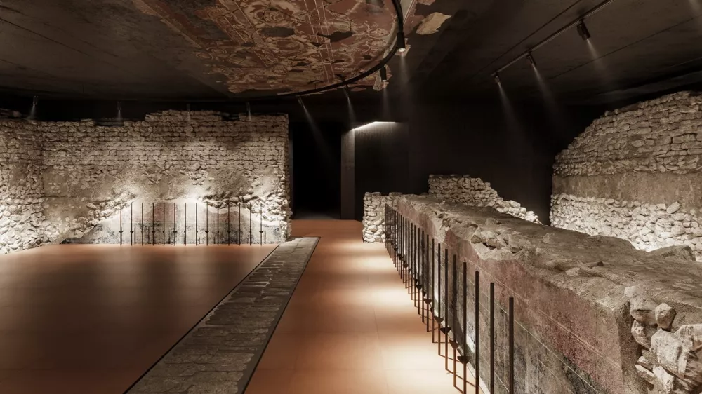  Obnova Stare grofija &ndash; vile s freskami v Pokrajinskem muzeju Celje se bo kmalu nadaljevala. Foto arhiv PMC