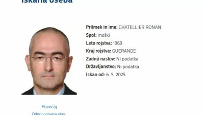 Ronan Chatellier na seznamu iskanih slovenske policije