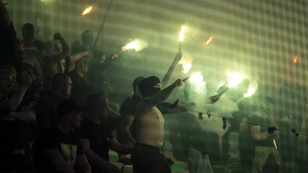 Green Dragons 03.05.2025 - NK Olimpija: NK Maribor Prvaliga TelemachFoto: Nik Erik Neubauer