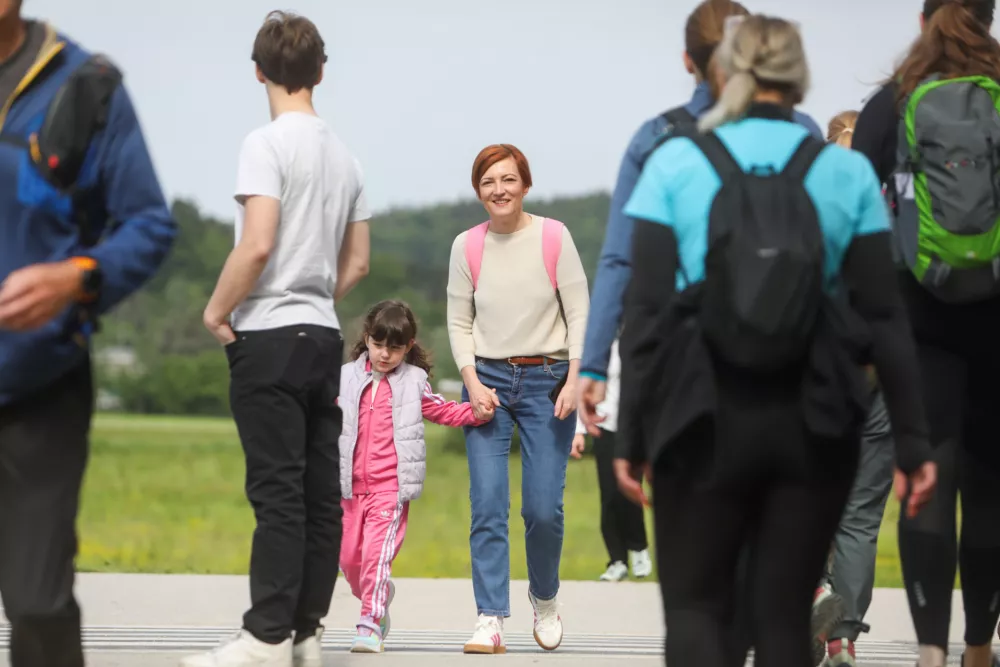Asta Vrečko - 10.05.2025. Pot ob žici. Foto: Bojan Velikonja 