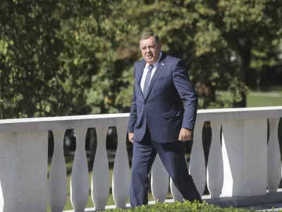 srbski član predsedstva BiH Milorad Dodik- 12.09.2022 - Brdo pri Kranju &ndash; Vrh pobude Brdo-Brioni &ndash; srečanje predsednikov držav zahodnega Balkana, //FOTO: Jaka Gasar