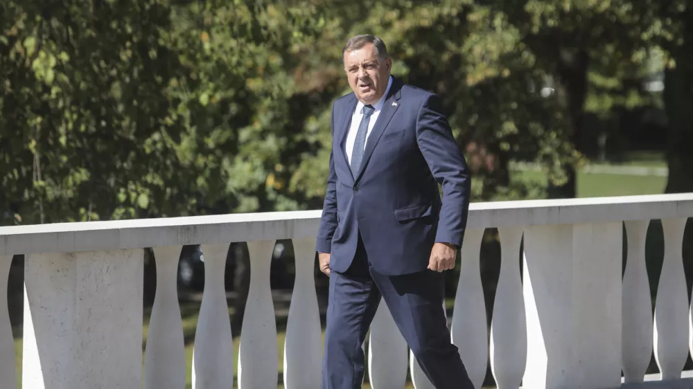 srbski član predsedstva BiH Milorad Dodik- 12.09.2022 - Brdo pri Kranju &ndash; Vrh pobude Brdo-Brioni &ndash; srečanje predsednikov držav zahodnega Balkana, //FOTO: Jaka Gasar