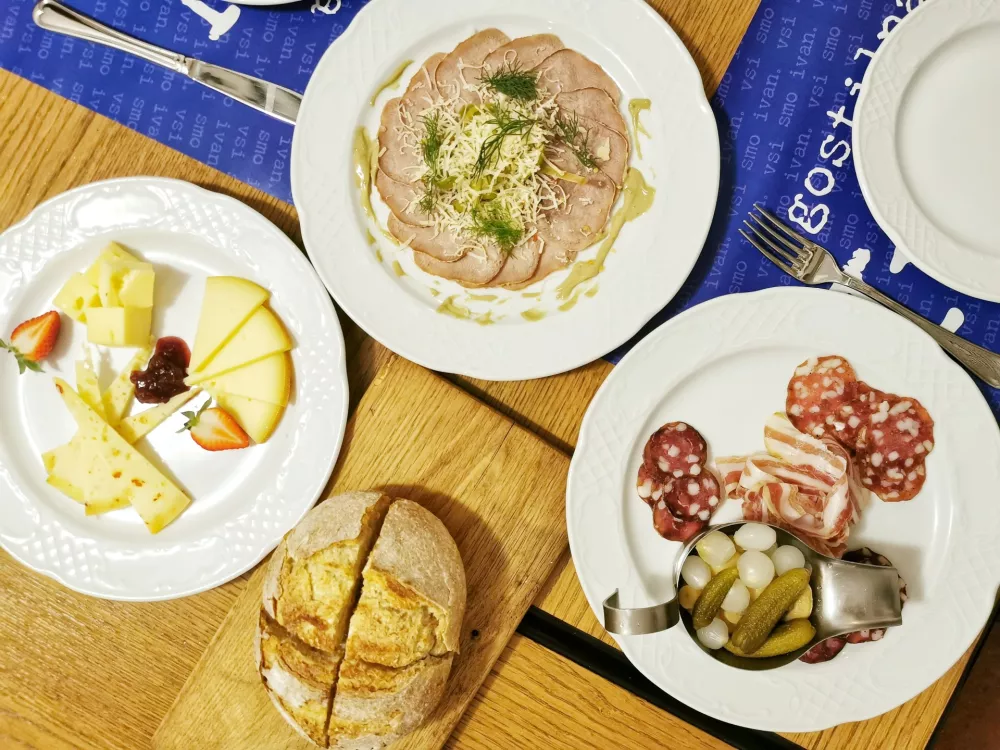 Hladne predjedi, Gostilna Ivan Kranj