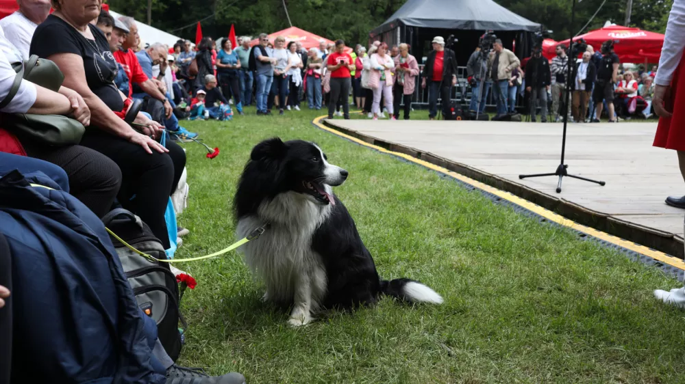 01.05.2024. Prvomajska proslava na Rožniku. Foto: Bojan Velikonja