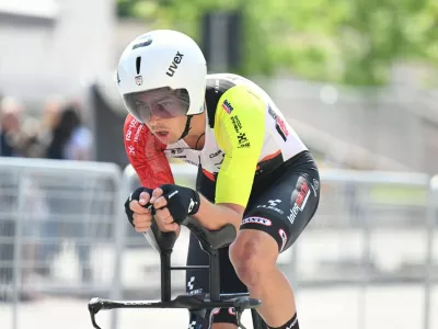 10-05-2025 Giro D italia Tappa 02 Tirana - Tirana 2025, Intermarche - Wanty Smith, Dion Tirana,Image: 997698409, License: Rights-managed, Restrictions: PUBLICATIONxNOTxINxITAxFRAxNED, Model Release: noFoto: Profimedia