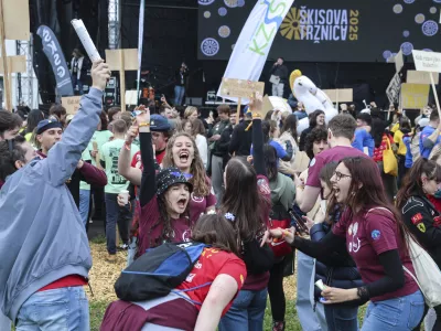 - 08.05. 2025 - &Scaron;kisova tržnica - &scaron;tudentje, alkohol, igre, zabava//FOTO: Jaka Gasar