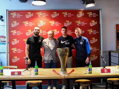 12.05.2025. - Tiskovna konferenca pred finalom pokala Union v nogometu. Foto: Bojan Velikonja 