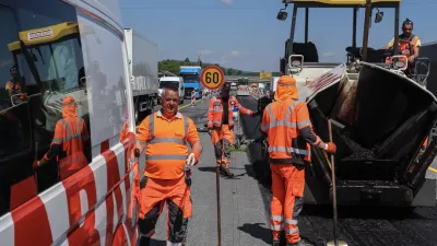 - 29.04.2025 - obnova &scaron;tajerske avtoceste, delo na cesti, viadukti, DARS//FOTO: Jaka Gasar