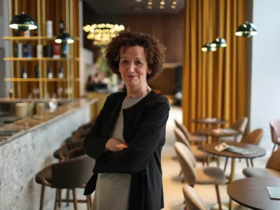 - 25.05.2025. - Maja Haderlap, dvojezična avstrijsko koro&scaron;ka slovenska pesnica in pisateljica ter univerzitetna predavateljica./FOTO: Bojan Velikonja