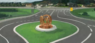 Krožišče Log Dragomer Gorazd Vahen