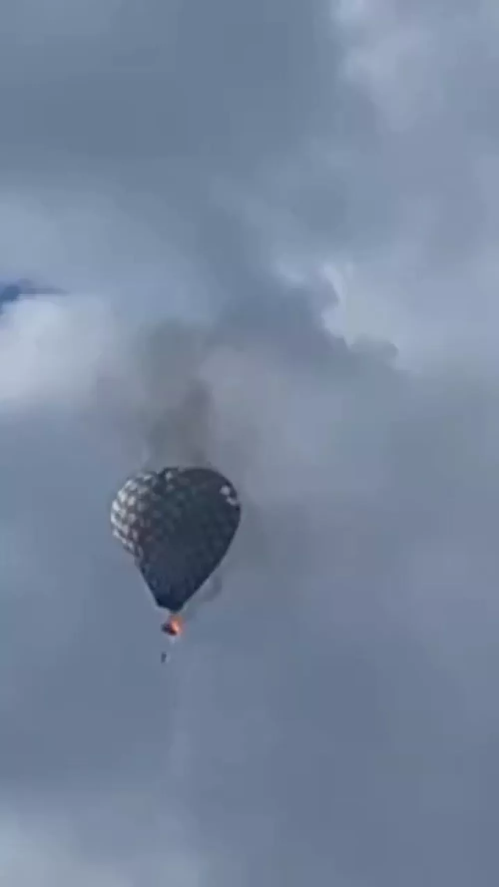 balonarska nesreča v Mehiki, goreč balon na topli zrak. Foto: Profimedia