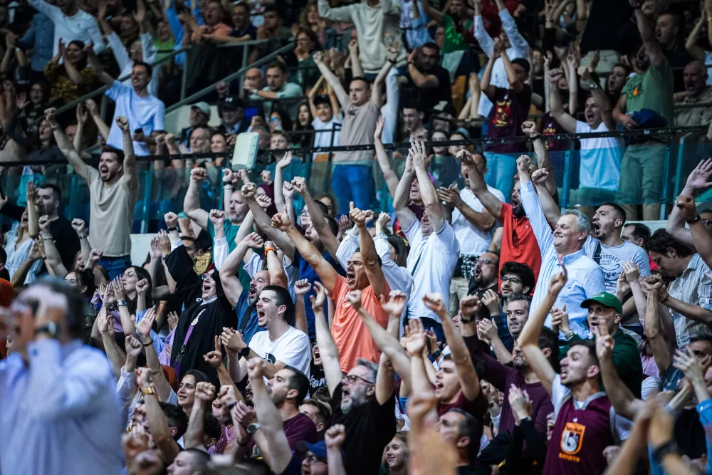 Navijači Bosne so se veselili. Foto: ABA
