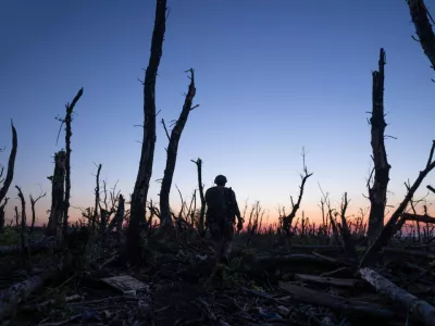 A still from 2000 Meters to Andriivka by Mstyslav Chernov, an official selection of the 2025 Sundance Film Festival. Courtesy of Sundance Institute | photo by Mstyslav Chernov