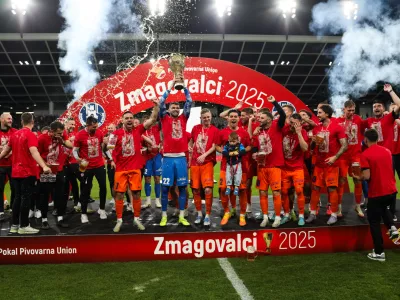 - Zmagovalci Celje. 14.05.2025. - Nogomet, finale pokala Union, NK Koper - NK Celje. Foto: Bojan Velikonja 