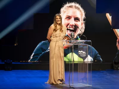 Andreja Le&scaron;ki11.12.2024 Prireditev &scaron;portnik leta, Cankarjev dom. FOTO: Nik Erik Neubauer