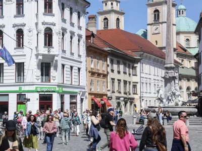 - 28.04.2025 - turisti, Ljubljana//FOTO: Jaka Gasar