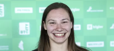 Lucija Hribar- 15.04.2024 - novinarska konferenca pred evropskim prvenstvom v športni gimnastiki //FOTO: Jaka Gasar