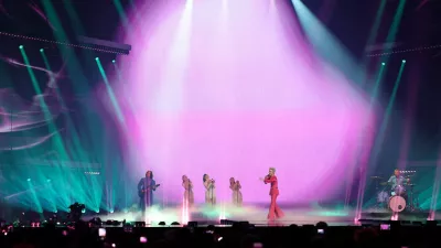 Ziferblat, representing Ukraine, perform "Bird of Pray", during the Grand Final of the 2025 Eurovision Song Contest in Basel, Switzerland, May 17, 2025. REUTERS/Denis Balibouse