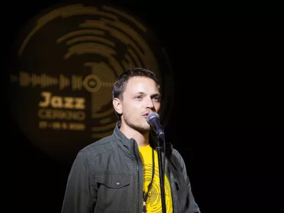 Simon Kenda, programski vodja festivala Jazz Cerkno Foto:&nbsp;Nada Žgank