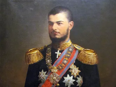 Kralj Aleksander I. na sliki Heinricha Wassmutha leta 1894 / Foto: Wikipedija