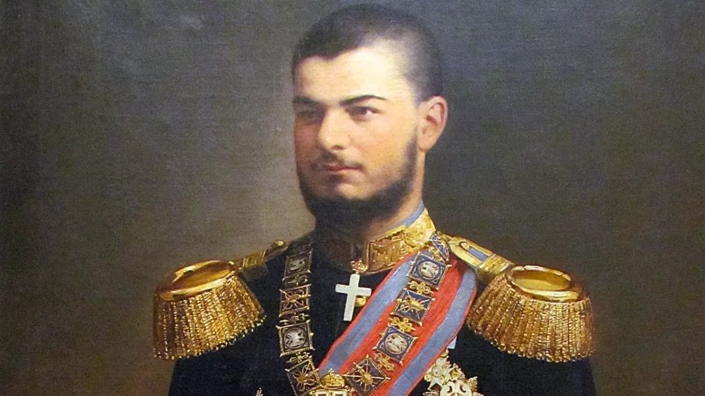 Kralj Aleksander I. na sliki Heinricha Wassmutha leta 1894 / Foto: Wikipedija