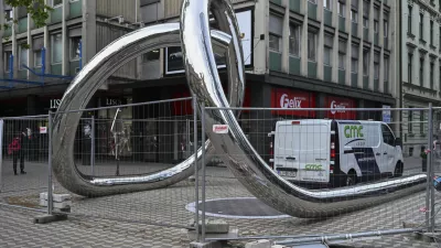 Vodna skulptura na Slovenski cesti Foto: Nik Erik Neubauer