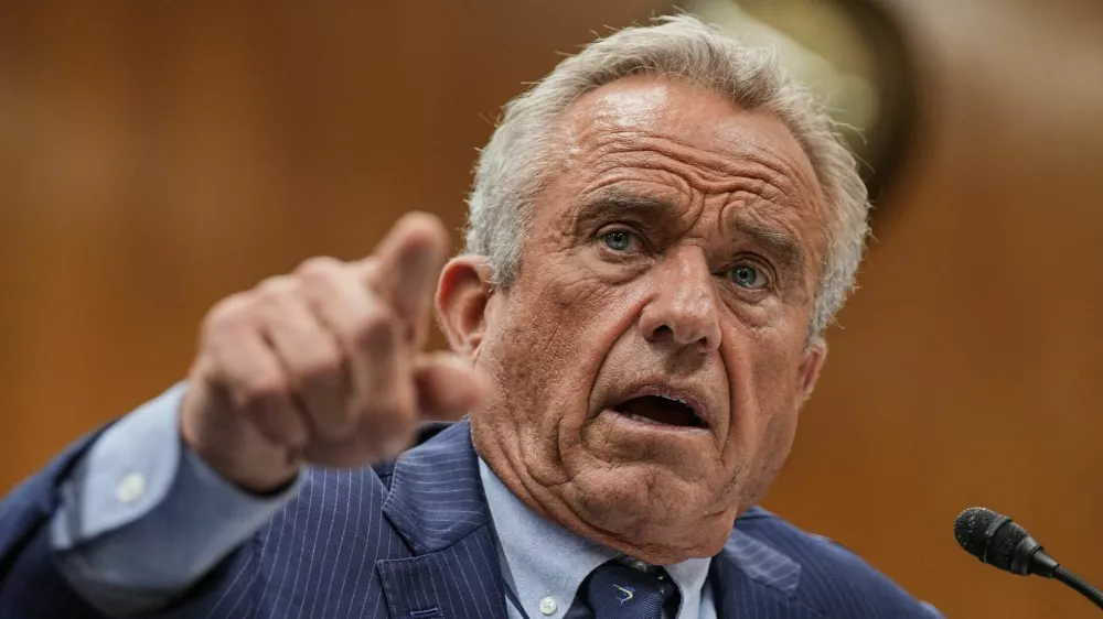 U.S. Health and Human Services (HHS) Secretary Robert F. Kennedy Jr. testifies before the Senate Committee on Appropriations hearing on the Department of Health and Human Services budget, on Capitol Hill in Washington, D.C., U.S., May 20, 2025. REUTERS/Ken Cedeno