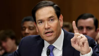U.S. Secretary of State Marco Rubio testifies at a Senate Foreign Relations Committee hearing on U.S. President Donald Trump's State Department budget request for the Department of State, on Capitol Hill in Washington, D.C., U.S., May 20, 2025. REUTERS/Jonathan Ernst