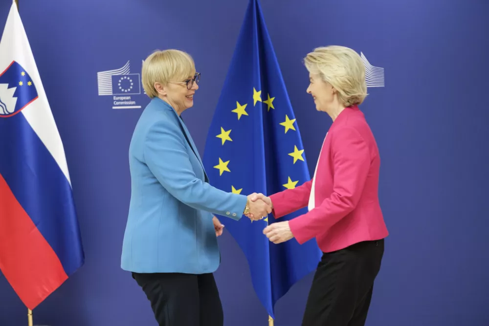 Belgija, Bruselj.Obisk predsednice republike Natase Pirc Musar v Bruslju.Srecanje s predsednico Evropske komisije Ursulo von der Leyen.