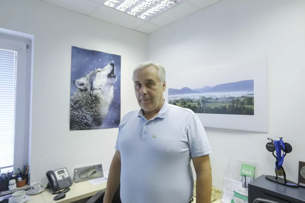Janez Kastelic, direktor krajinskega parka Ljubljansko barje - 28.09.2023 - Javni zavod krajinski park Ljubljansko barje, Podpe&scaron;ka cesta 380, Notranje Gorice //FOTO: Luka Cjuha