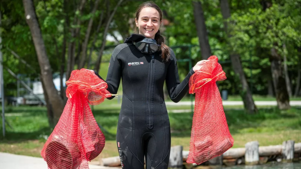 Bled čistilna akcija potapljačev