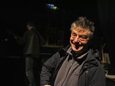 Andrej Rozman Roza, pesnik, pisatelj, dramatik, igralec in prevajalec//FOTO: Bojan Velikonja