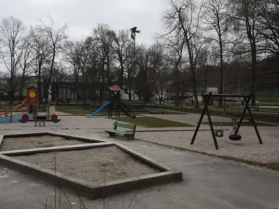 06.02.2025. Bloudkov park, otro&scaron;ko igri&scaron;če v parku Tivoli. Foto: Bojan Velikonja 