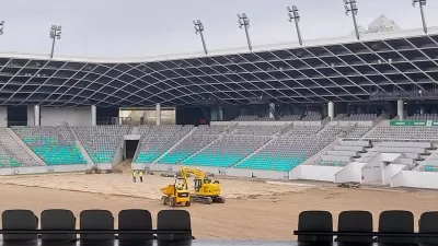 Stožice nogometno igri&scaron;če - celovita prenova zelenice